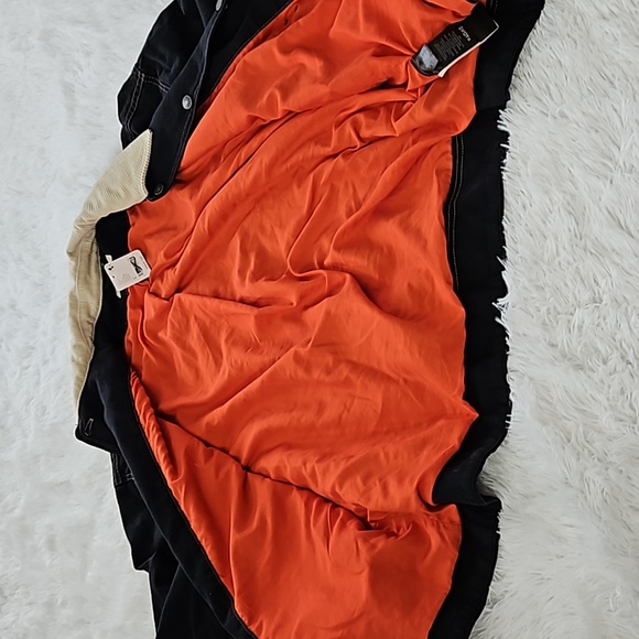 Free People We The Free Denim Barn Coat Black - Picture 12 of 14